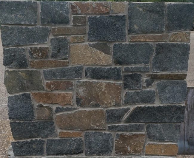 Midnight Granite natural stone — Full Veneer