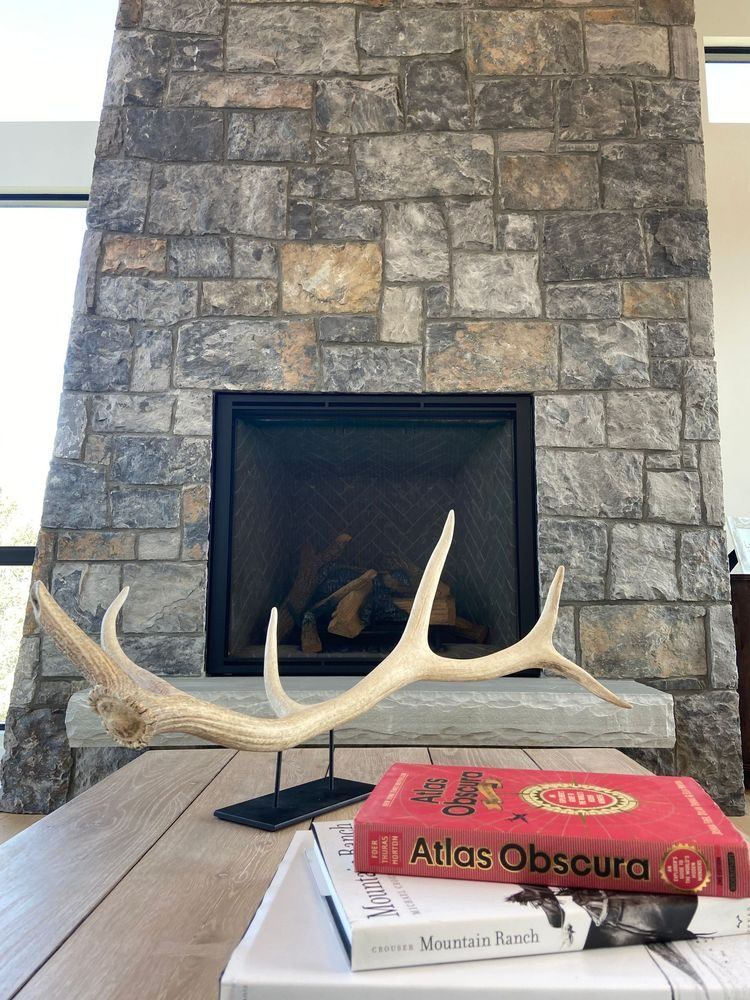 Blue Brown Chopped — natural stone project
