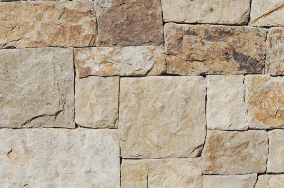 Prairie Wheat Tumbled Veneer natural stone — Full Veneer
