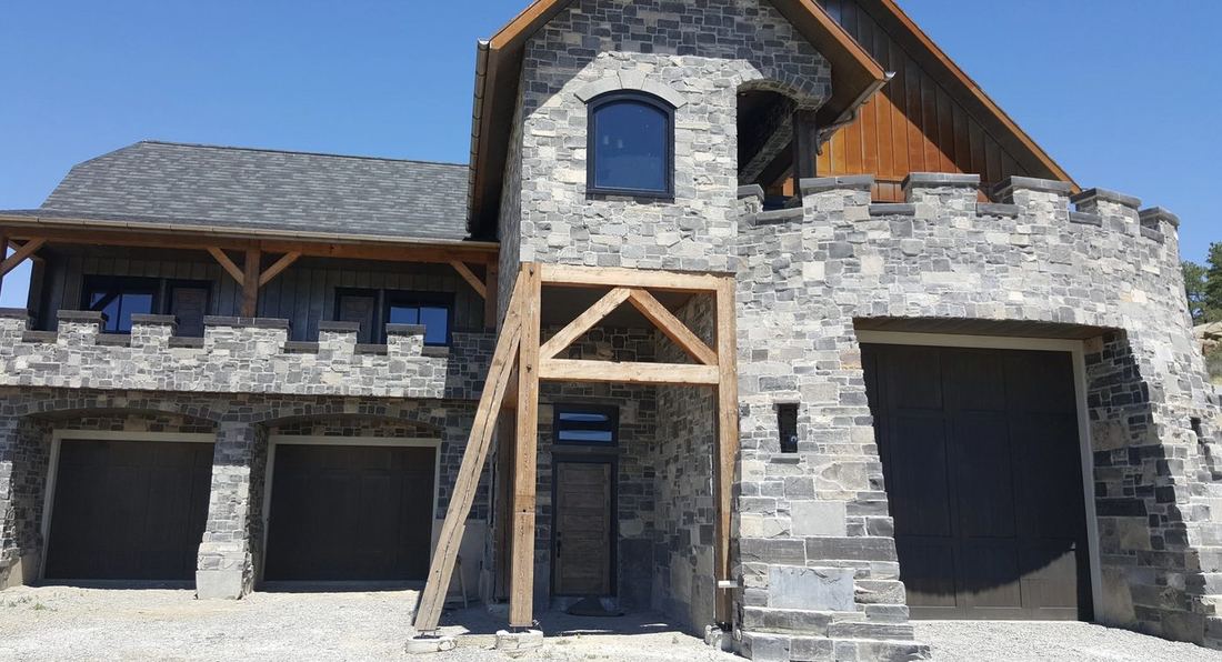 Midnight Limestone — natural stone project