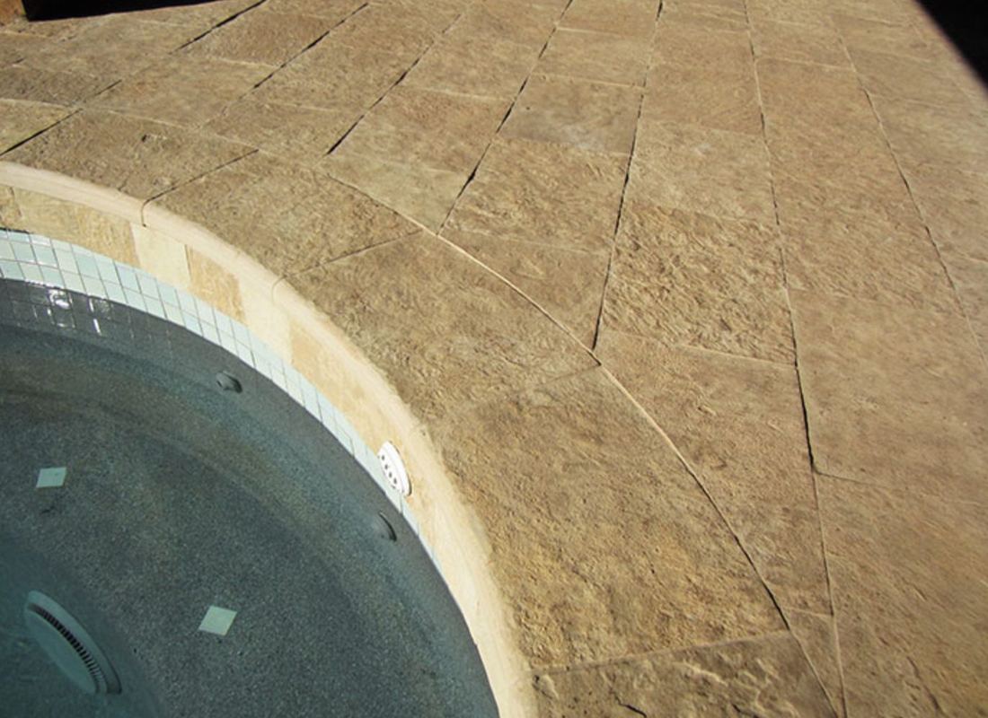 Fossil Creek Coping — natural stone project
