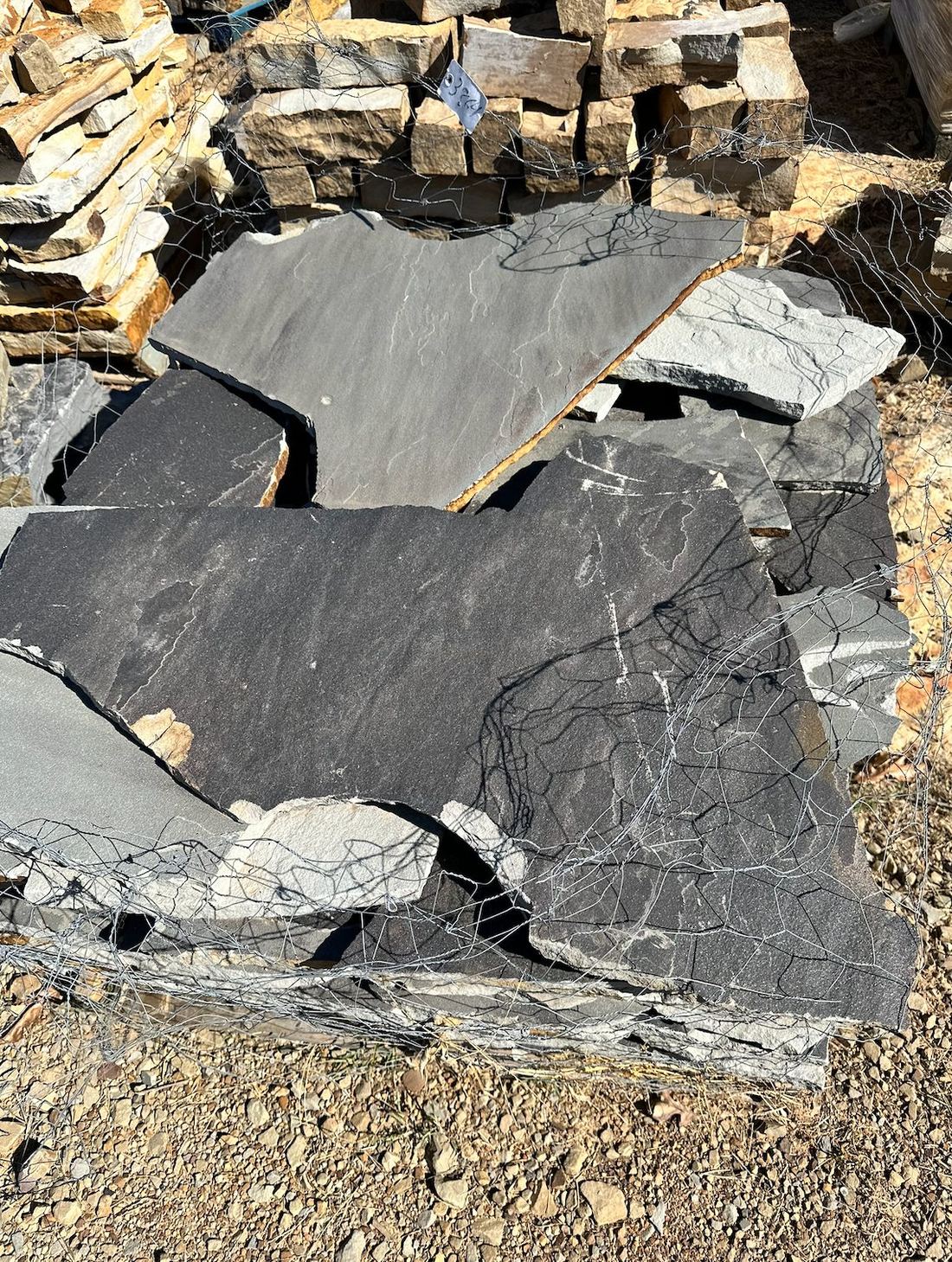 Black and Blue Flagstone natural stone — Flagstone